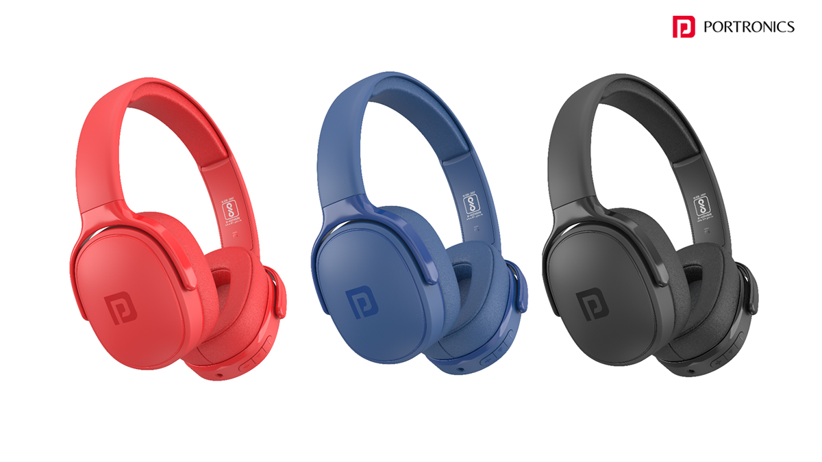 Portronics Muffs A wireless headphones with 40mm drivers up to