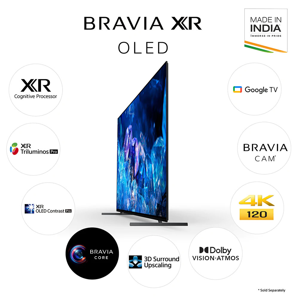Sony BRAVIA XR Series A80K 4K OLED TVs launched in India