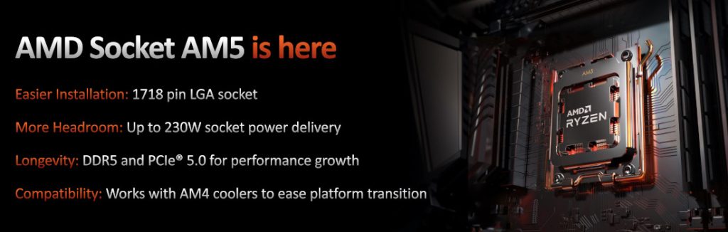 AMD plans to support the new AM5 socket through 2025 and beyond