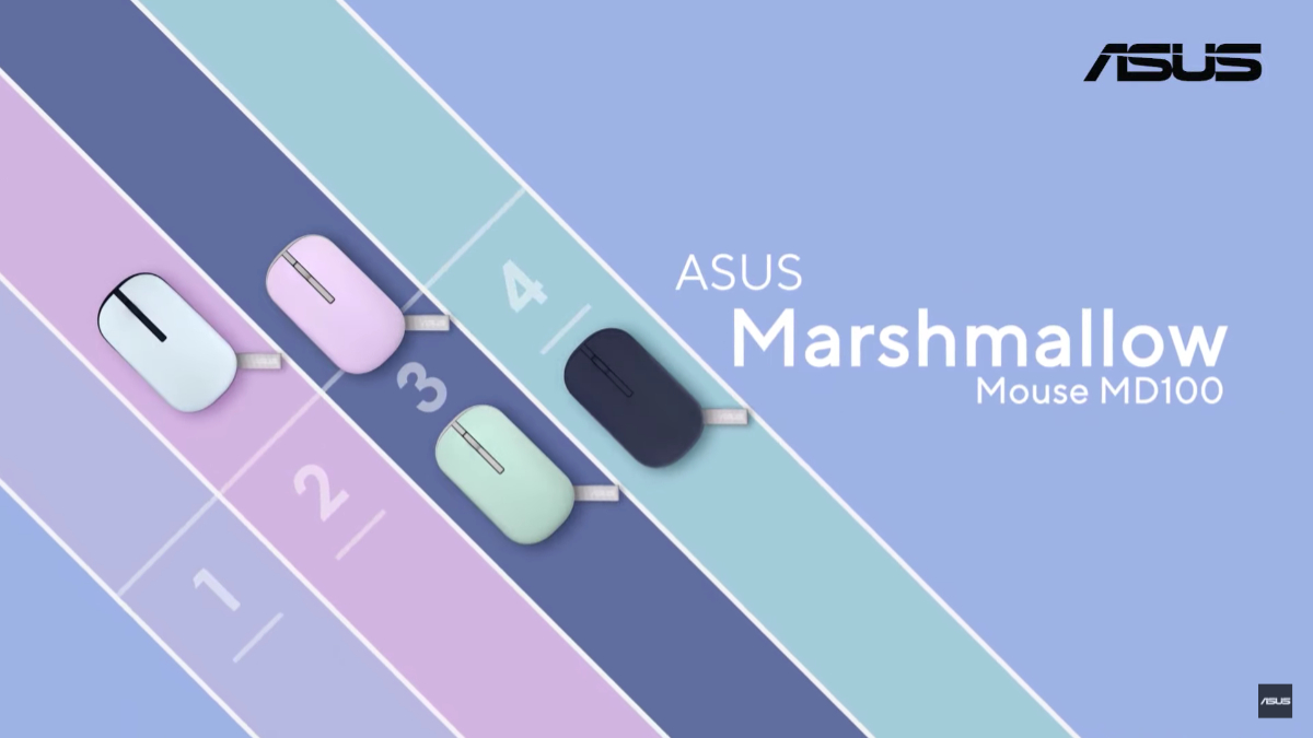 ASUS MD100 Silent Marshmallow Mouse launched in India