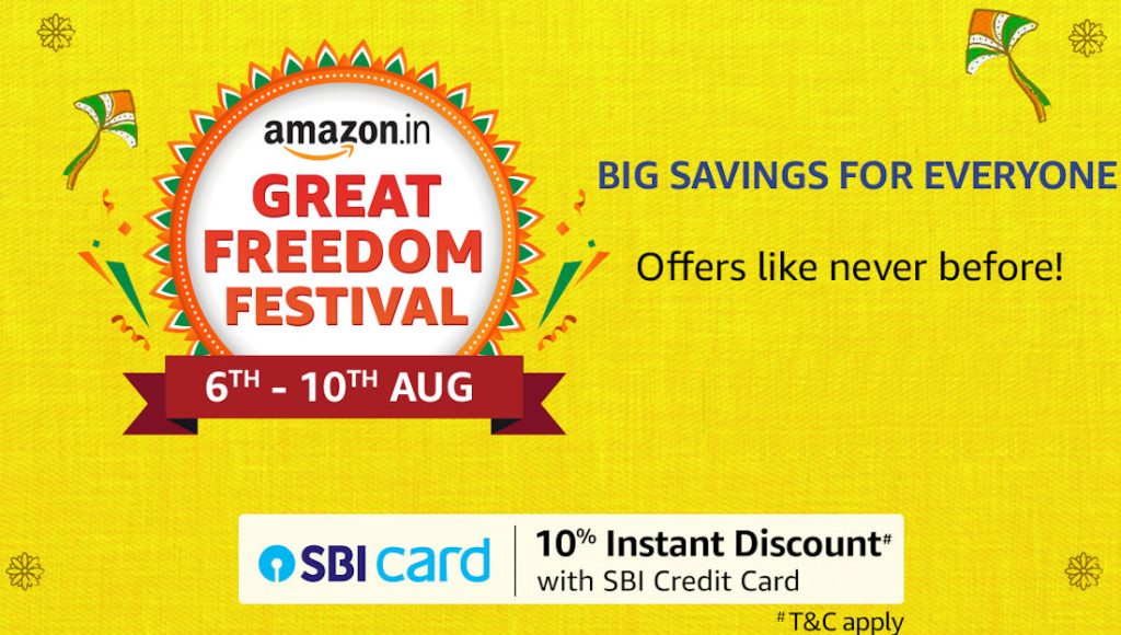 Amazon Great Freedom Festival Sale Best deals on smartphones, laptops