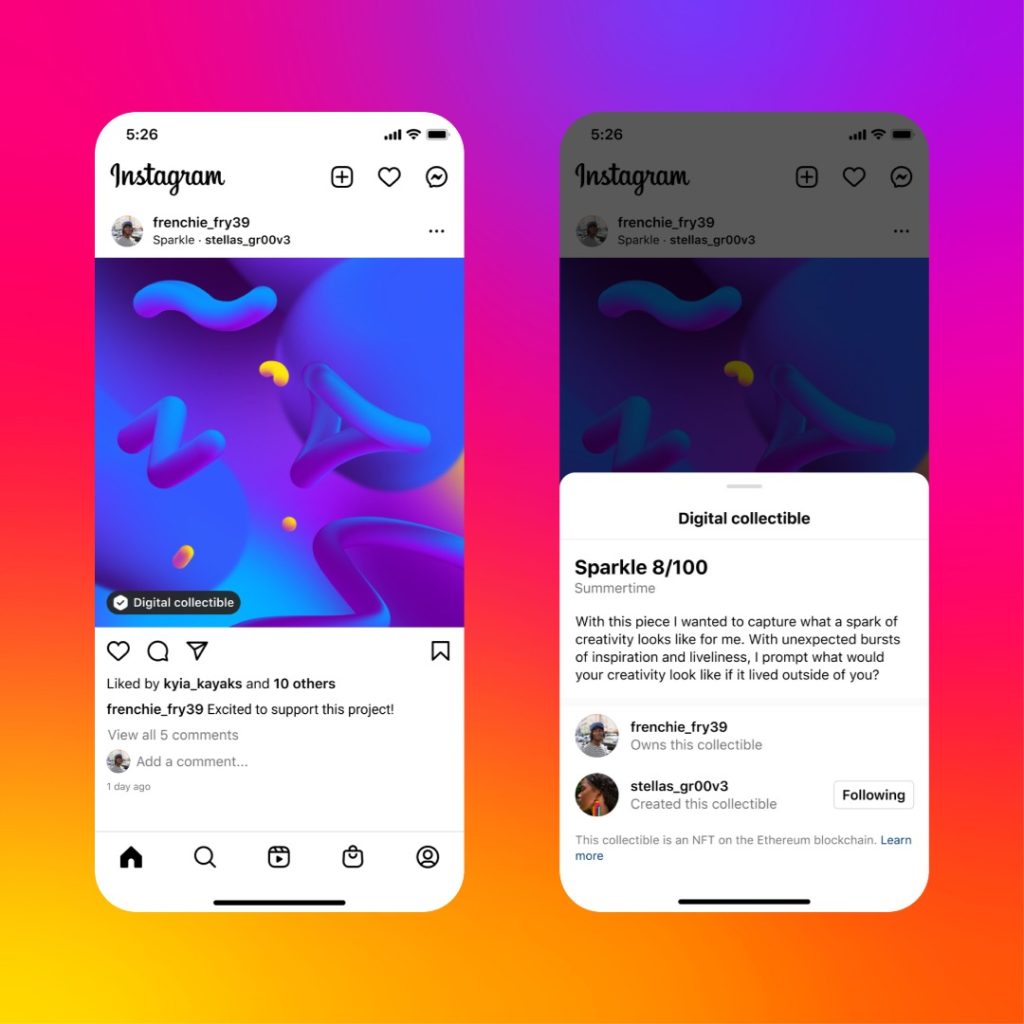 Meta expands NFT support on Instagram to 100 countries