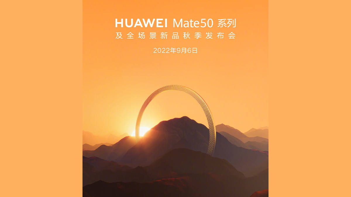HUAWEI Mate 50 series to be announced on September 6
