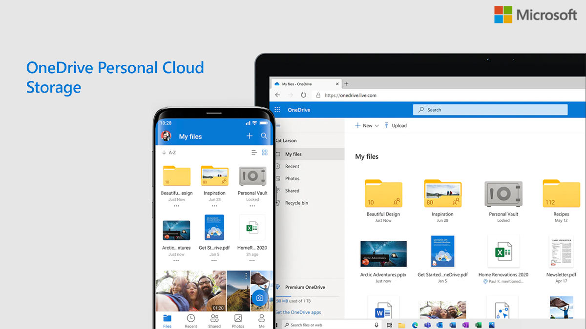 Free Cloud Storage for Photos and Files – Microsoft OneDrive