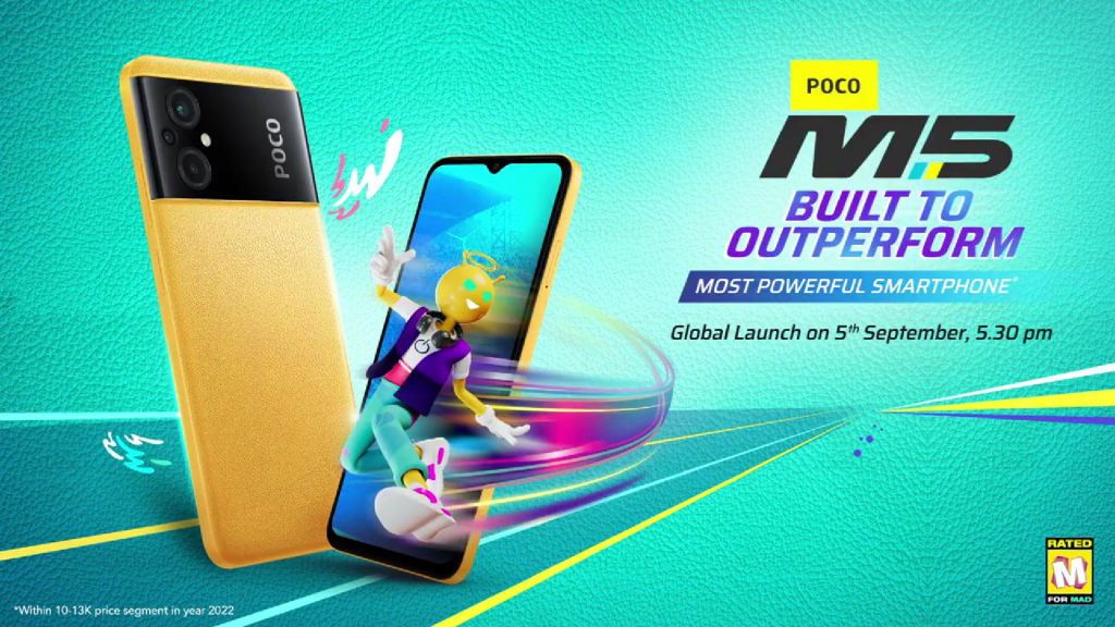 POCO M5, M5s global and M5 India launch set for September 5