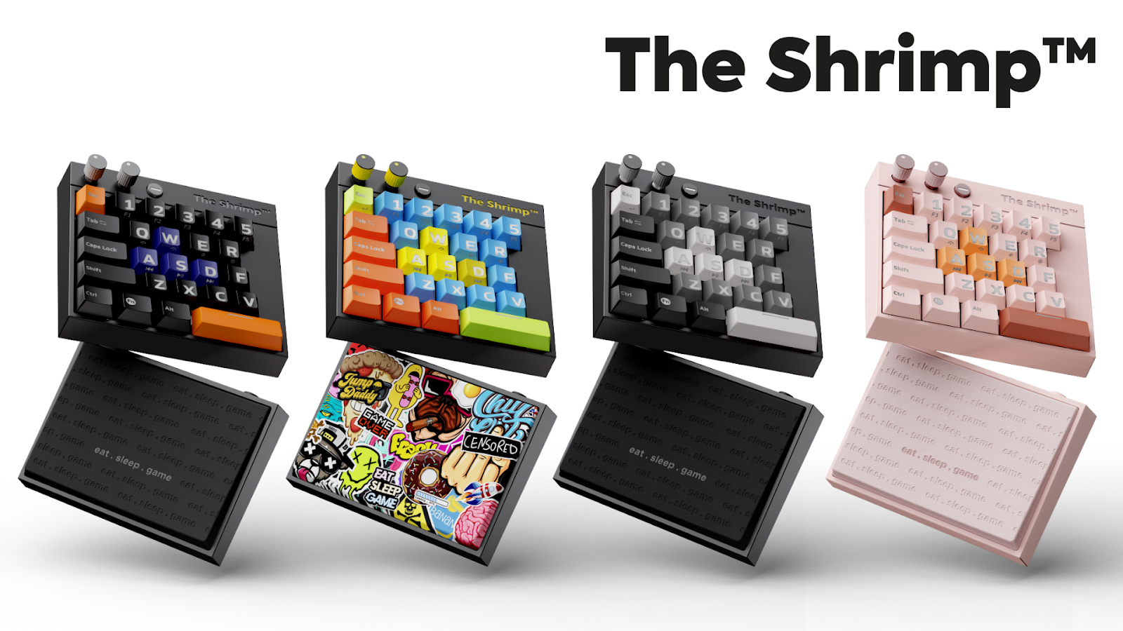 The Shrimp is an ultra-compact mechanical gaming keyboard