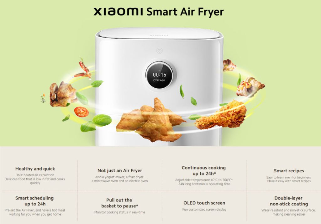 Xiaomi Smart Air Fryer launching in India on August 9