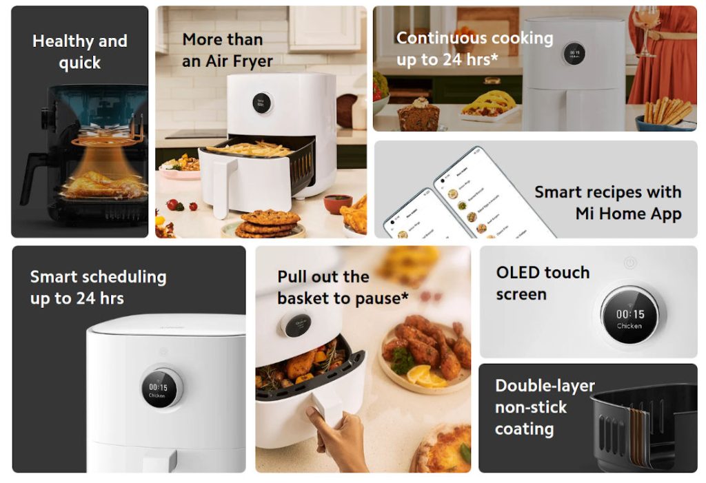 Xiaomi launches India's first smart air fryer: Here is a look at some other air  fryers and their features