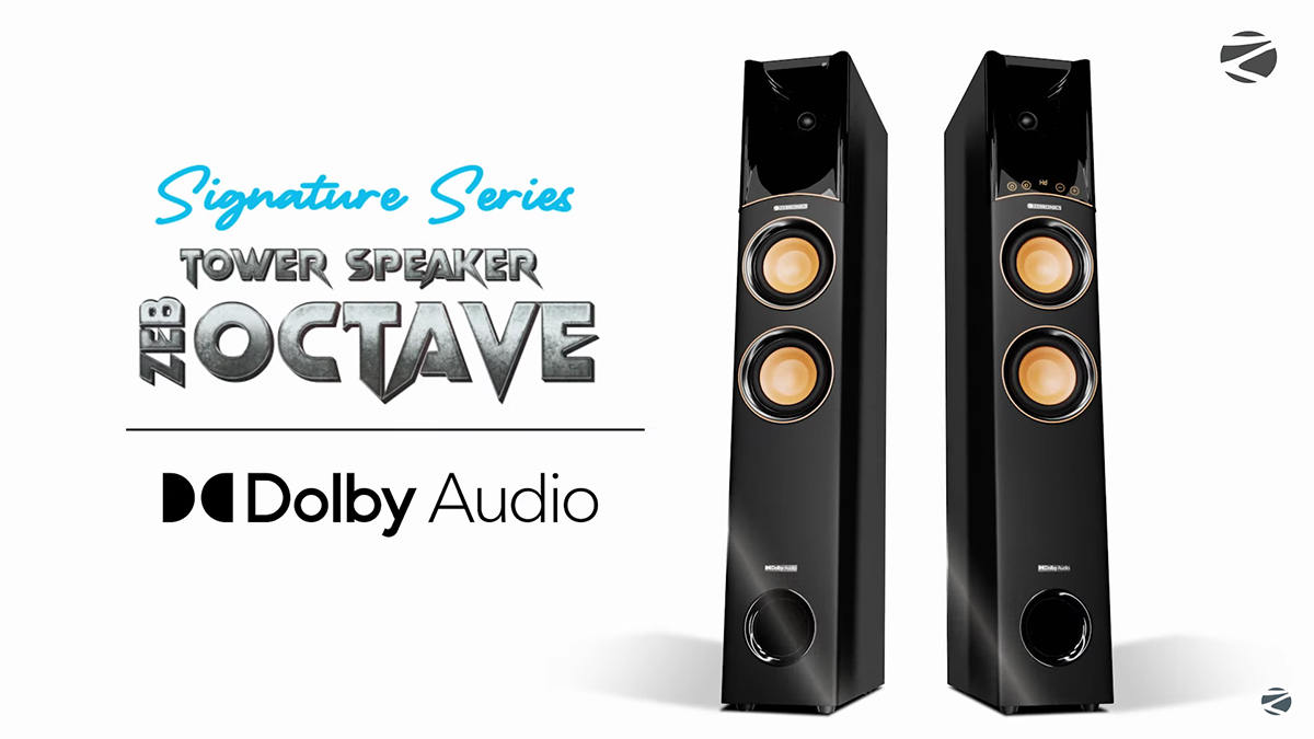 Zebronics launches Zeb-Octave 340W Tower speakers with Dolby audio