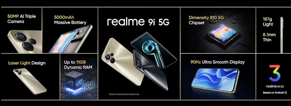 Realme 9 5G - Full phone specifications