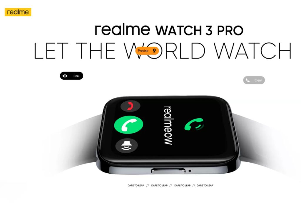 realme Watch 3 Pro with AMOLED display, Bluetooth calling launching in India on September 6