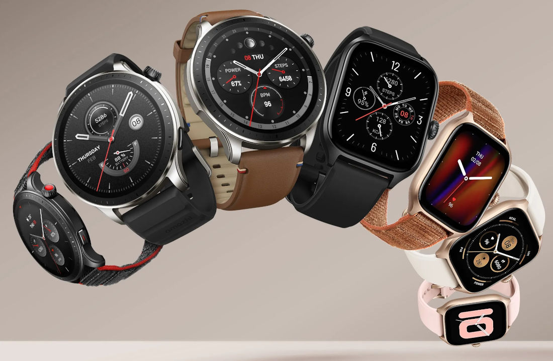 Amazfit GTR 4 and GTS 4 with 1.43″ / 1.75″ AMOLED display, Bluetooth  calling, improved GPS announced