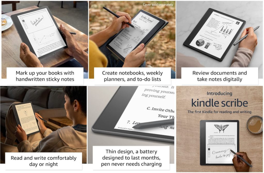 Kindle Paperwhite, Oasis, Scribe & More E Readers