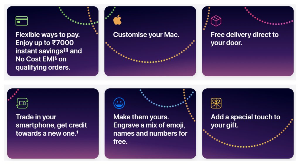 Apple Store Online Diwali Offers up to Rs. 7000 instant discount