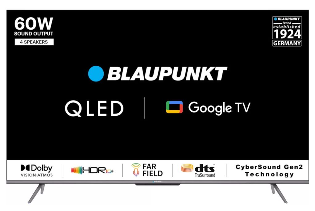 Blaupunkt QLED TVs launched in India starting at Rs. 36,999