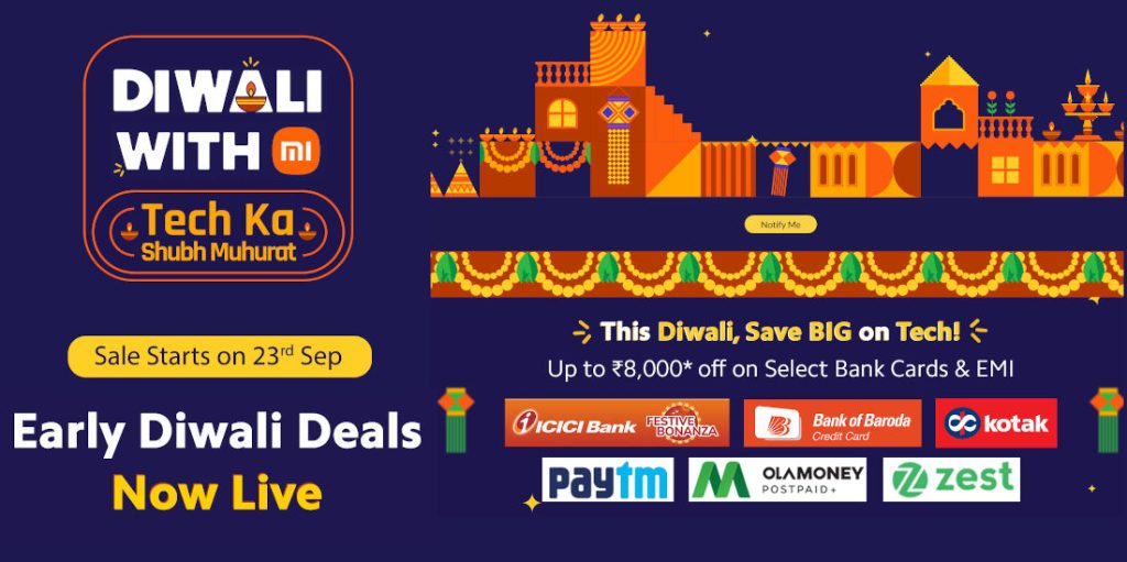 Xiaomi Diwali With Mi Sale: Offers on phones, TVs and more