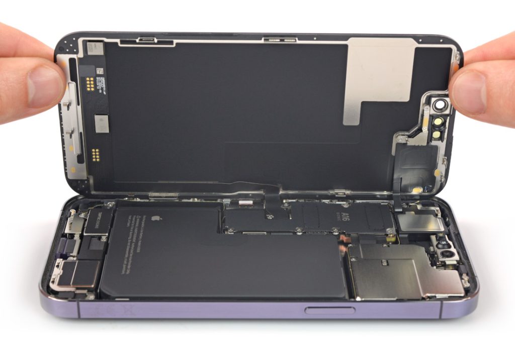 iPhone 14 teardown reveals redesigned internals, removable rear glass