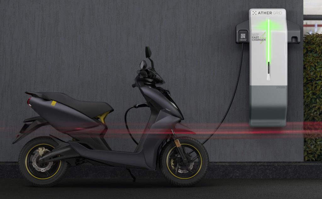 Ather now has 580 fast charging grids across India