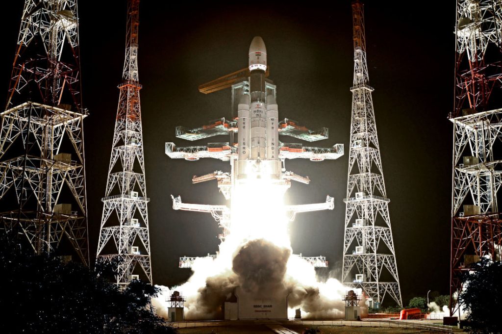 ISRO launches LVM3 with 36 OneWeb satellites onboard
