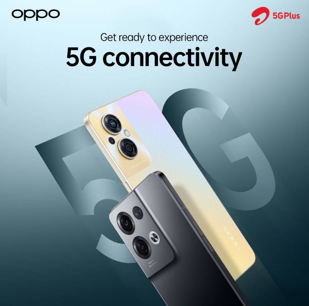 All OPPO 5G devices in India support Airtel 5G connectivity