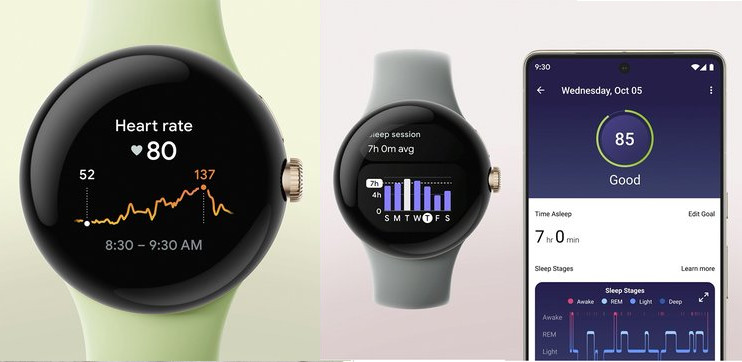 Pixel Watch Heart rate and Sleep