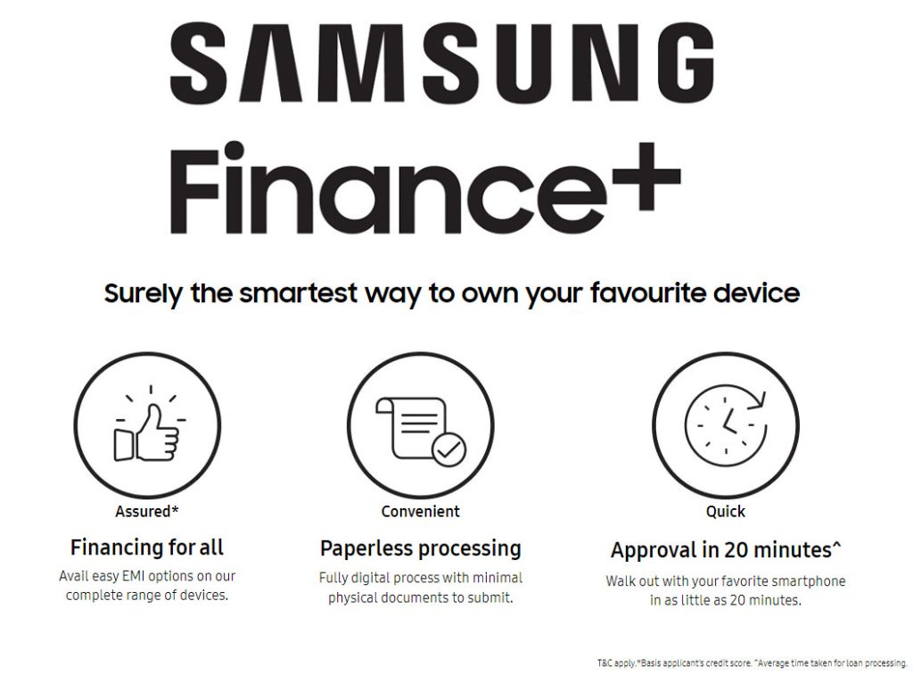 Samsung Finance+ now offers finance options to all Samsung products