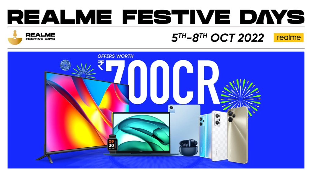 realme Festive Days Sale — Discounts on Smartphones, AIoT products and more