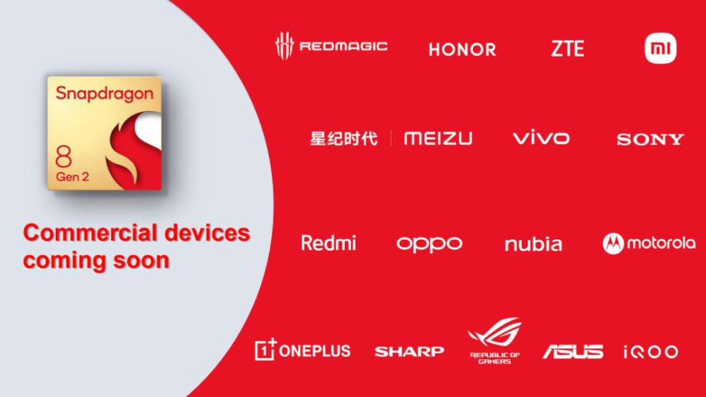 Snapdragon 8 Gen 2 to power OnePlus 11, iQOO 11, moto X40, REDMAGIC 8 Pro, Xiaomi flagships and more