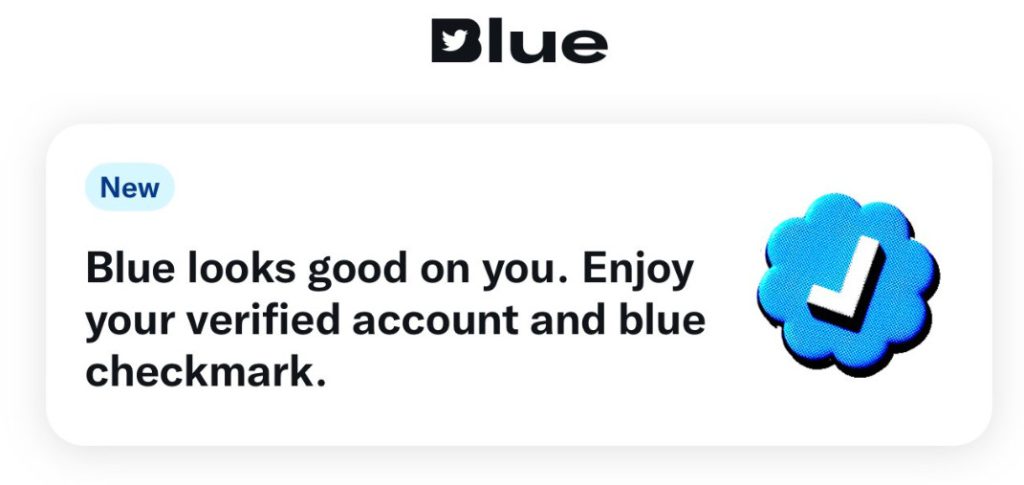 Twitter Blue verification subscription relaunched; corporate profiles get gold checkmark