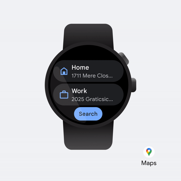 Android wear shop 2.0 google maps