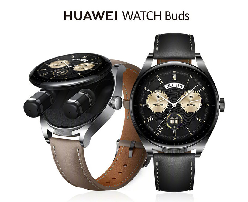 HUAWEI WATCH Buds with 1.43″ AMOLED display, built-in wireless