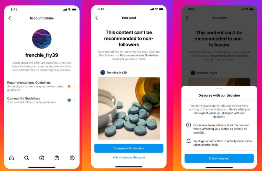 Instagram rolls out Account Status Update, lets creators see if their posts are being blocked