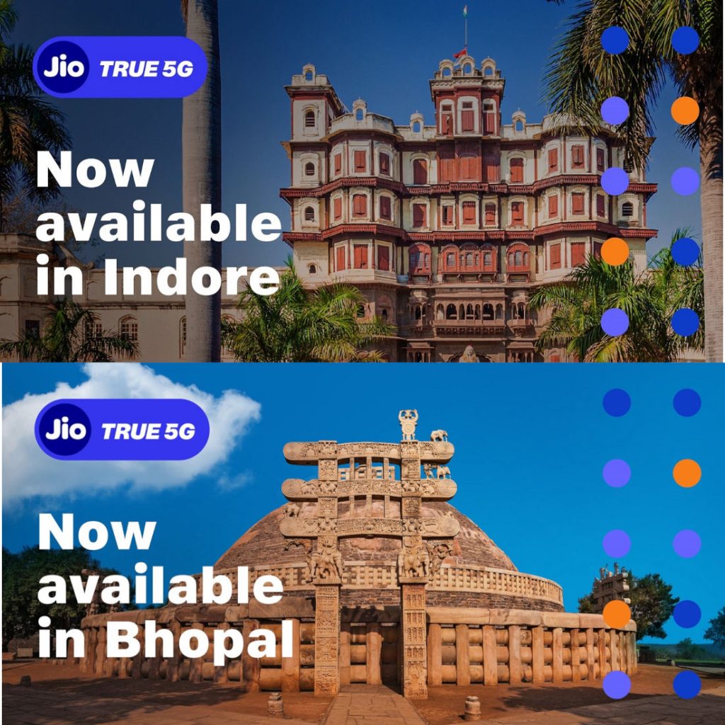 Jio launches 5G services in Indore and Bhopal