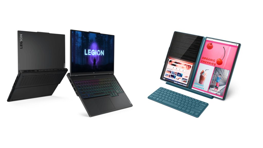 Lenovo Legion 7 series, YogaBook 9i, Lenovo Tab Extreme and more surface in renders