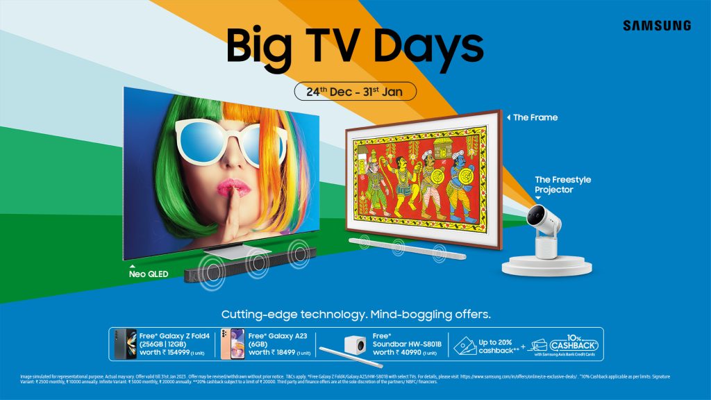 Samsung Big TV Days: Up to 20% off Premium Smart TVs, guaranteed gifts