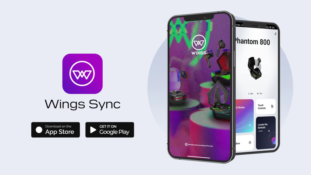 Wings Phantom 800 and 760 gaming earbuds, Sync app launched