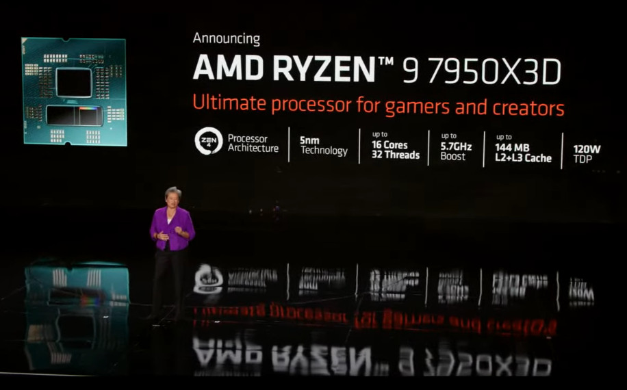 AMD Ryzen 9 7950X3D, 7900X3D, and Ryzen 7 7800X3D announced