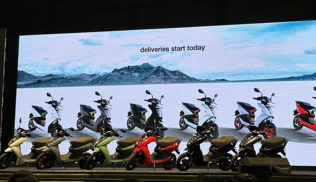 Ather 450X gets 4 new colours, new UI, better navigation and more