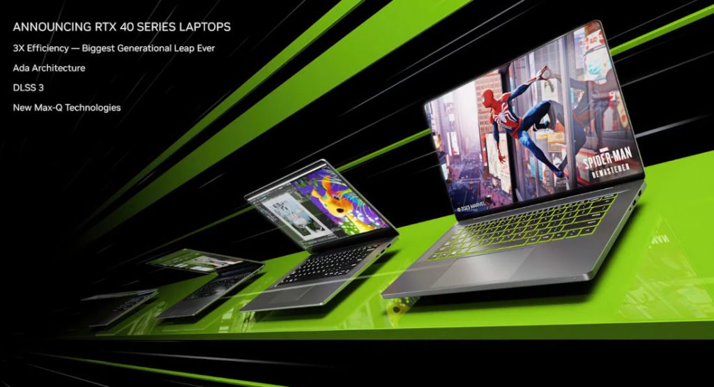 NVIDIA introduces GeForce RTX 40 Series for laptops