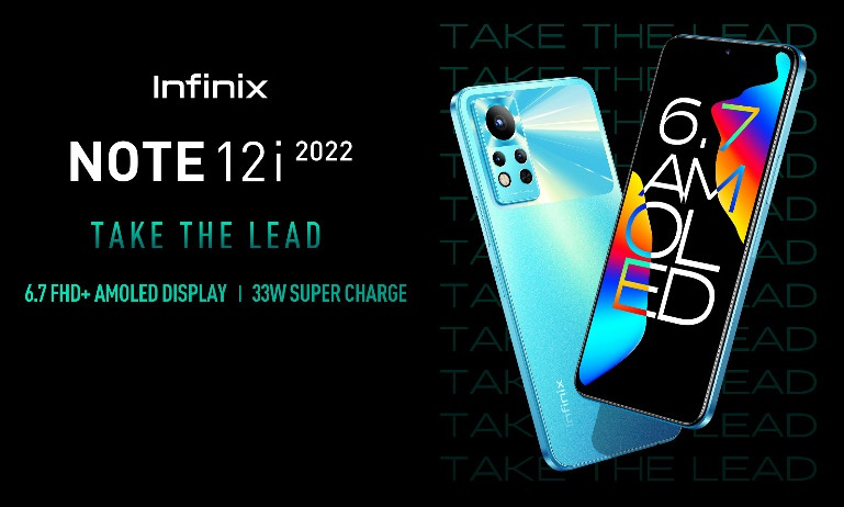 Infinix Note 12i 2022 with 6.7″ FHD+ AMOLED display launching in India on January 25
