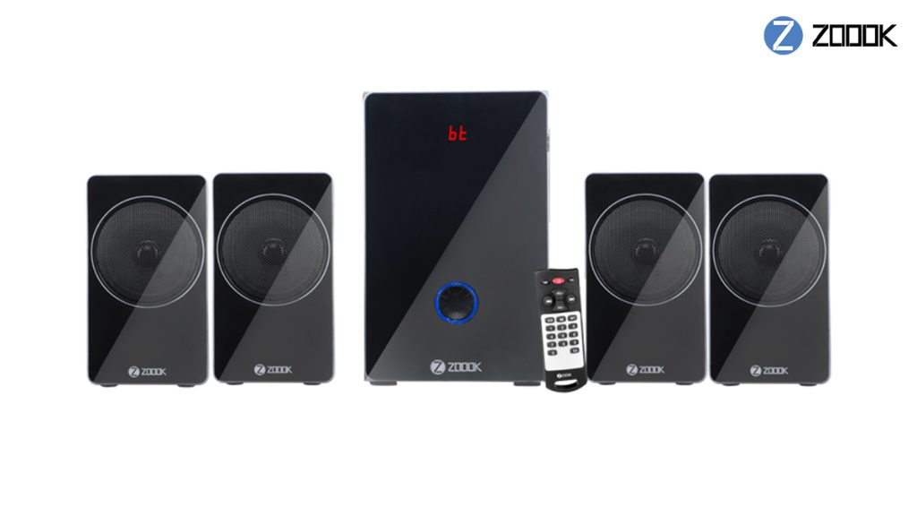 ZOOOK Explode 104 Bluetooth Multimedia 4.1 Speaker System launched for Rs. 4999