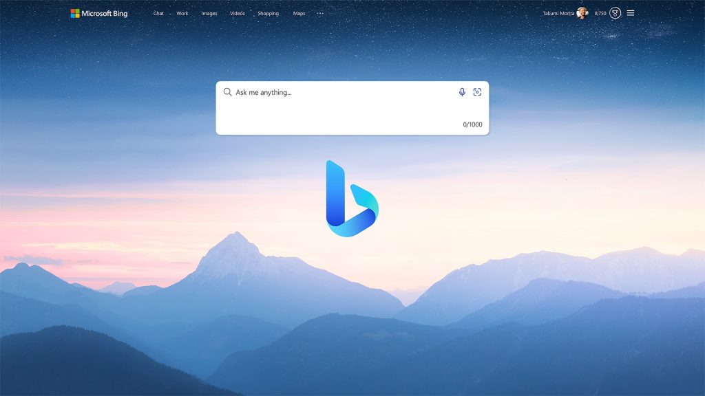AI powered Bing search engine and Edge browser