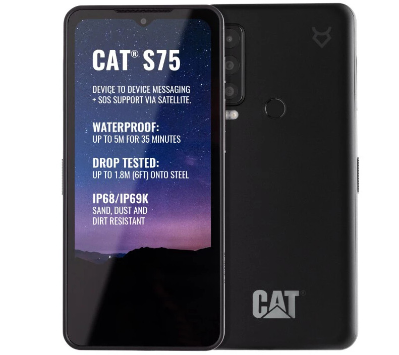 An insider has revealed what the CAT S75 will look like: the Bullitt  Group's new secure smartphone with a MediaTek Dimensity 930 chip and  satellite support