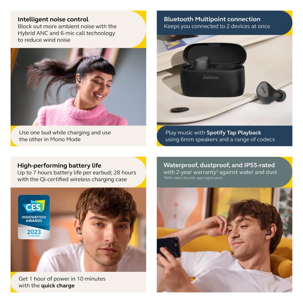 Jabra elite smart bluetooth connection hot sale