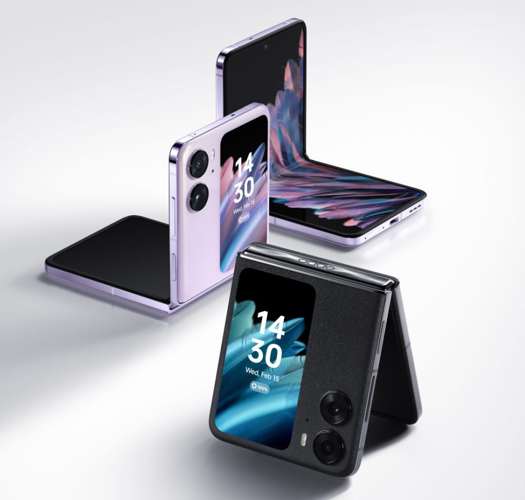 OPPO Find N2 Flip with 6.8″ FHD+ 120Hz foldable E6 AMOLED display, 3.26