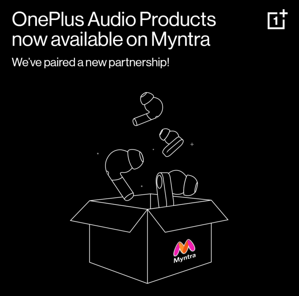 OnePlus partners Myntra to boost audio portfolio in India