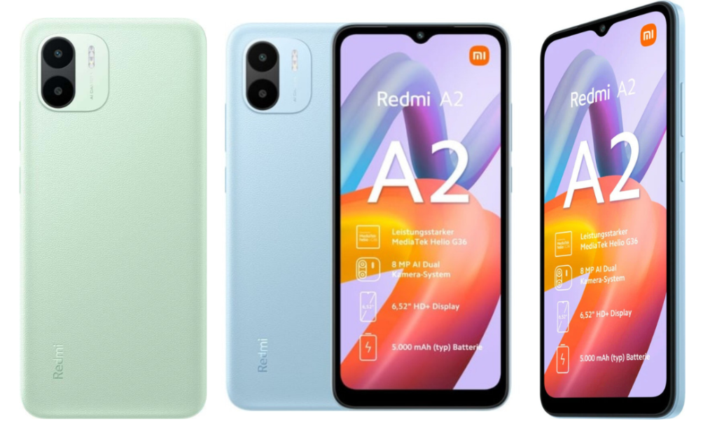 Redmi A2 with 6.52″ HD+ display, Helio G36 SoC surfaces