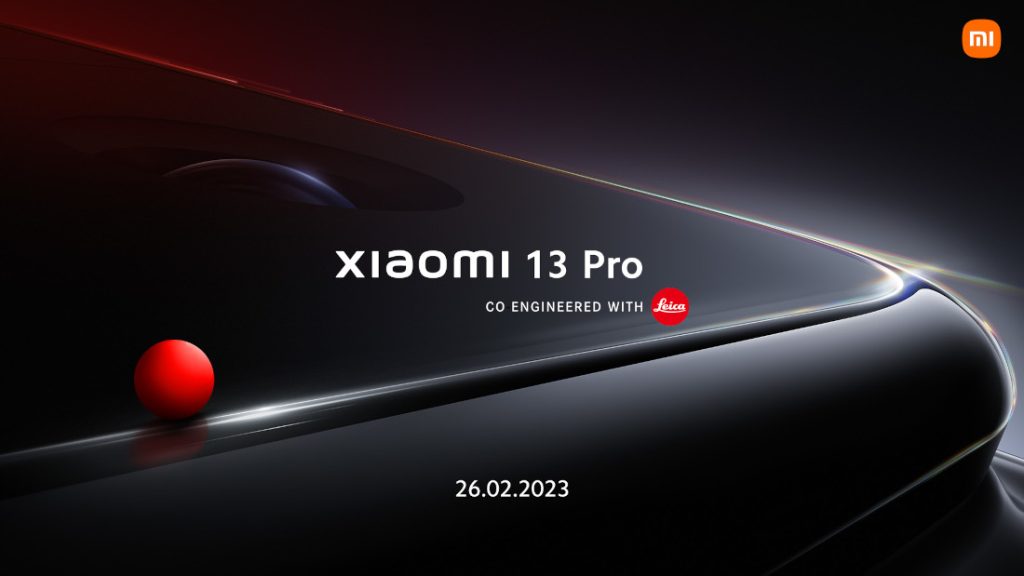 Xiaomi 13 Pro launching in India on February 26