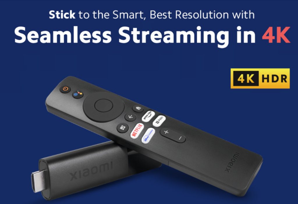 Xiaomi Mi TV Stick 4K (Global Versions), Powered by Android TV 11