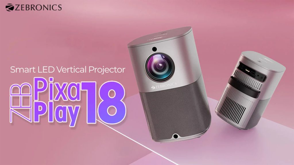 Zebronics ZEB-PixaPlay 18 1080p Smart LED Projector with Dolby Audio launched